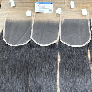 Big Sale <b>Now</b>!! Vietnamese Hair Extension Closure Frontal HD Swiss Lace Customize All Size available natural color - Product Image 6
