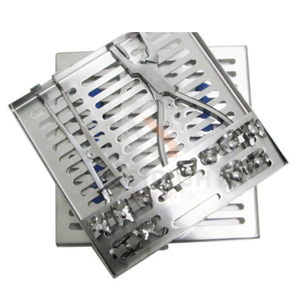 Kit de barrage en caoutchouc 10 pièces, ensemble d'instruments d'isolement dentaire en acier inoxydable allemand, certifié CE ISO, garantie 1 an, classe I chirurgical - Product Image 3