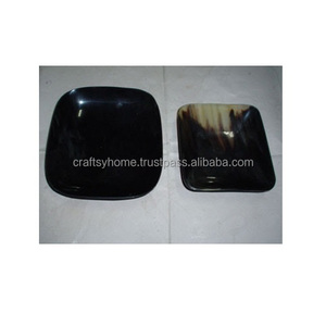 100% Natural horn <b>tray</b> sets with small size 4 piece set for <b>tray</b> and tableware desktop horn <b>tray</b> use for home by Craftsy Home - Product Image 1