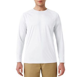 Chemise de pêche à manches longues pour homme, protection UV UPF 50, polyester, pour la randonnée, la course à pied, la natation, logo personnalisé - Product Image 4