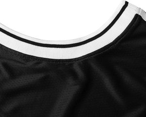 Customize 100%polyester Micro Mesh Sublimation Print Logos Fabric Strips Basketball Jerseys Rib Knit Trim Men's Jersey - Product Image 5