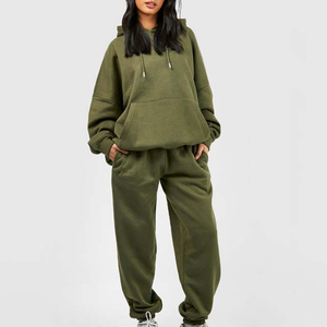Nuevo Chándal Informal con Capucha para Mujer, de Venta Caliente, Servicio OEM, Secado Rápido, Transpirable, 100% Algodón - Product Image 4