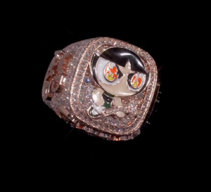 Anillo de Campeonato Personalizado, Joyería Deportiva de Aleación, Cristal, Diamantes de Imitación, Chapado en Oro, Regalo para Baloncesto, Fútbol, Pickleball - Product Image 1