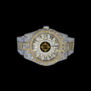 Reloj de Cuarzo Cuadrado de Lujo para Hombre, Estilo Hip Hop, con Incrustaciones de Diamantes, de Acero Inoxidable, al Mejor Precio al por Mayor - Product Image 1