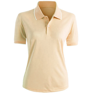 Polo de alta calidad para mujer con cuello vuelto, manga corta, informal, para damas. - Product Image 1