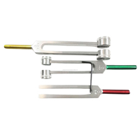 Set Garpu Tuning ENT Manual Berlapis Warna WORLD PRECISION SURGICAL 128 256 512 Hz Kunci Hex Getar Diagnostik Medis CE