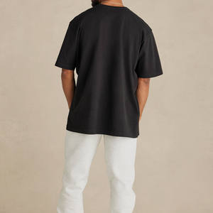 Camiseta de Algodón Grueso de 250 GSM para Hombre, Estilo Vintage Lavado, Streetwear, Proveedor OEM ODM, Venta al Por Mayor Personalizada - Product Image 6