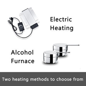 Tianxing 2025ใหม่หรูหราชามอบอุ่นอาหารจานร้อนจานสี่เหลี่ยมสีทองขนาด9ลิตรสำหรับงานจัดเลี้ยง - Product Image 4