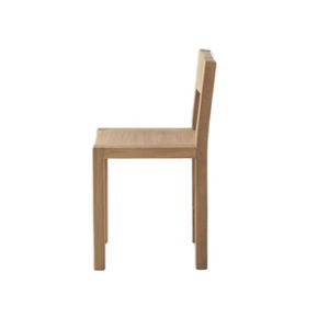 Silla de Comedor de Madera de Teca Sólida Hecha a Mano de Primera Calidad – Muebles Duraderos con Acabado Natural para Hostelería y Uso Residencial - Product Image 3
