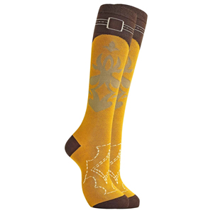 Chaussettes d'équitation en tissu premium et finition soignée, avec tissu extensible et confortables pour le mouvement en équitation, en vente - Product Image 1