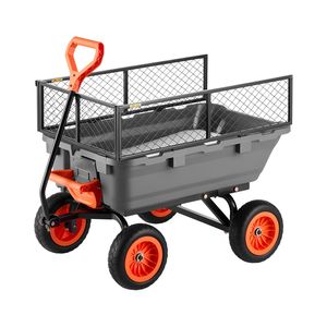 Carrello Agricolo Gigante da 800 Libbre con Meccanismo di Scarico Rapido a 90° e 180° di Rotazione - Product Image 1