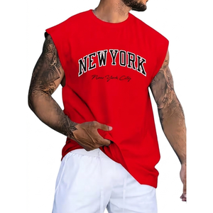 เสื้อกล้ามออกกำลังกายผู้ชายแบบแห้งเร็ว มีสต็อกพร้อมส่ง - Product Image 1
