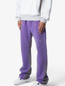 Custom Logo Y2K Sweatpants <b>Men</b> Streetwear Oversized Heavy Cotton <b>Joggers</b> Baggy Fit <b>Fleece</b> <b>Lined</b> Custom Printed Pants - Product Image 4
