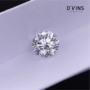 Diamantes Sueltos Cultivados en Laboratorio D'vins Jewels, 3.15ct, F VVS2, Corte Brillante Redondo, Origen Surat - Product Image 3