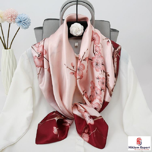 Custom Printed Long <b>Scarf</b> Soft Fabric White Label Low MOQ OEM ODM Textile Manufacturer for Fashion Brands Bali - Product Image 3