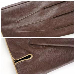 Guantes de vestir de cuero de invierno de nuevo estilo de Pakistán, diseño personalizado, guantes casuales de piel de oveja para hombre - Product Image 5