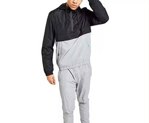 Custom Logo <b>Men</b> Windbreaker Tracksuit High Durability <b>Jacket</b> and Pants Set for Professional Sportswear - Product Image 6