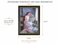 Tableau mural encadré avec silhouette de femme, peinture classique élégante de dame, décoration pour salon, chambre à coucher, maison