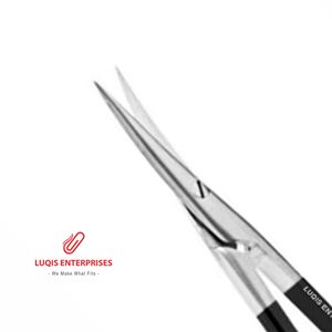 Tijeras Quirúrgicas Curvas Devine Horton Supercut, Instrumento Quirúrgico de Acero Inoxidable con Hoja Serrada - Product Image 2