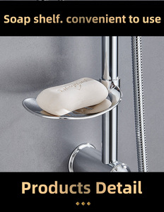 <span class=keywords><strong>Colonne</strong></span> de <span class=keywords><strong>douche</strong></span> en acier inoxydable avec pommeau de pluie rectangulaire de 8 pouces et douchette haute pression pour salle de bain d'hôtel, installation DIY - Product Image 4