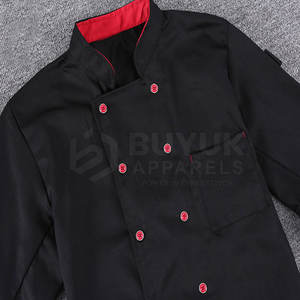 Ropa de trabajo para chef, abrigo resistente al calor, duradero, transpirable, ropa culinaria de manga larga, equipo profesional de cocina, restaurante, bar - Product Image 2