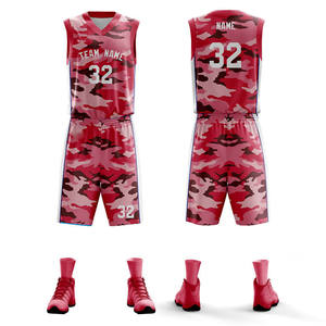 Nouveauté : Ensemble d'uniformes de basketball personnalisés, imprimé lumineux, antibactérien, sans manches, 100 % polyester, haute qualité, toutes saisons - Product Image 6