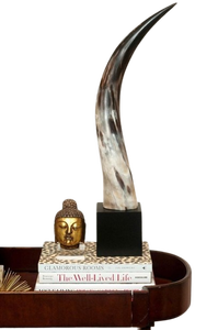 Golden Abstract Seated Figure Sculpture Minimalist Metal Decor Living Room Art Table <b>Top</b> - Product Image 6