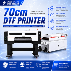 Impresora DTF Extra Ancha de 70 cm YY-F70Pro - Máquina de Transferencia Industrial I3200 de 27.5 Pulgadas para Reducir el Desperdicio de Película y el Costo por Camiseta - Product Image 1