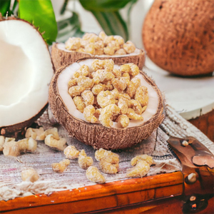 Anacardos tostados con sabor a Coco Snack saludable crujiente de gran tamaño 45g Nuez con revestimiento de coco de Tailandia - Product Image 4