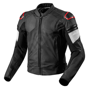 Custom CE Armor Motorcycle <b>Racing</b> <b>Jacket</b> Genuine Leather Motorbike Riding Protective <b>Jacket</b> for Men OEM Wholesale Breathable - Product Image 1