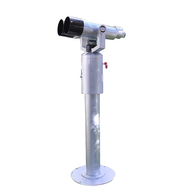 YJT-4C 25x120 Large Aperture Coin Operated Telescope with Telescoping Pole