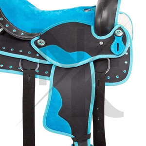 High Quality Custom Western Horse Saddle Genuine Leather Barrel Racing Saddle <b>Equestrian</b> Riding Equipment OEM Supplier - Product Image 6