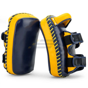 Sac de frappe de haute qualité en PU avec bordure jaune pour la sécurité des arts martiaux - Product Image 5