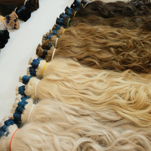 Extensions de cheveux humains 100% Remy vietnamiennes en vrac, style vague naturelle, sans traitement chimique, cuticule intacte, vente en gros - Product Image 6