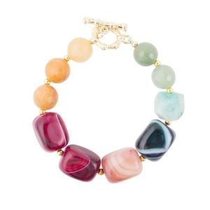 Handmade Resin <b>Beads</b> <b>Bracelet</b> Colorful Fashion Jewelry Adjustable Beaded <b>Bracelet</b> for Women Girls Daily Wear Gift - Product Image 3
