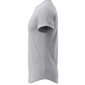 Camiseta de cuello redondo de tela elástica para hombre, camiseta de hombre más moderna, de alta calidad, personalizada, en blanco. - Product Image 4