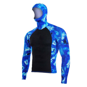 New Custom Design Hooded Rashguard Swimming Sports Suring Shirt Sublimated Printed Rashguard - Product Image 3