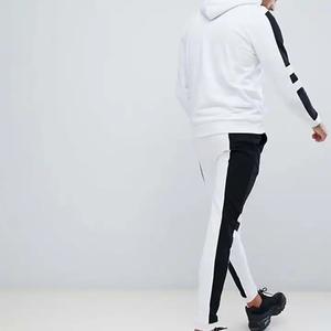 ชุดวอร์มผู้ชายแบบ 2 ชิ้น ผ้าฟลีซมีฮู้ด ผ้าฝ้าย 100% ปิดเชือกผูก เหมาะสำหรับออกกำลังกายในฤดูหนาว - Product Image 5