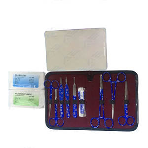 Disección médica y veterinaria Estudiantes Piel Materiales e instrumentos de sutura médica Estudiantes de medicina Sutur Kit Instrumentos médicos - Product Image 1