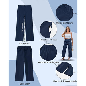 Pantalones Chinos de Diseño Táctico para Mujer, Transpirables, Estilo Minimalista, de Secado Rápido, Antibacterianos, para Uso en Interiores y Exteriores - Product Image 6