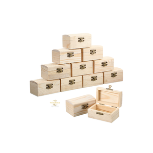 Boîtes en bois faites à la main en promotion – Boîte de rangement en bois massif naturel pour la décoration intérieure, les cadeaux et l'organisation - Product Image 4