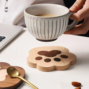 Wood <b>Coaster</b> <b>Drink</b> Protection Environmental Protection <b>Coaster</b> <b>Drink</b> Cup Customize Wood Wooden Mug <b>Coasters</b> - Product Image 5