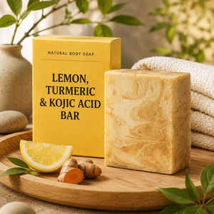 Premium Lemon Turmeric Kojic Acid Face and Body <b>Soap</b> for Daily Beauty Care OEM ODM Private Label Wholesale Exporter 2026 - Product Image 5