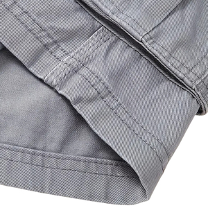 2026 In One Solid Gray Color Highest Quality OEM Service Wholesale Rate Outer Wear Soft Touch Material Men <b>Cargo</b> <b>Shorts</b> - Product Image 6