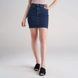 2026 New Arrival Best Selling Women Breathable Natural <b>Stretch</b> High Waisted Mini Denim <b>Skirts</b> OEM ODM Service - Product Image 3