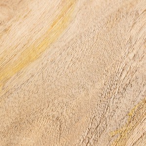 Mesa de comedor redonda de madera de mango Vandana Hexa Sierra - Product Image 5