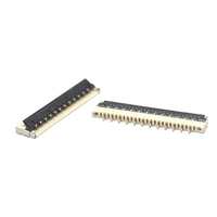 ZFPC SMT RA EZon 1H 4~30pin 851JBXXG12-42 Câble flexible SMT FFC/FPC à angle droit en alliage de cuivre étamé sur bobine