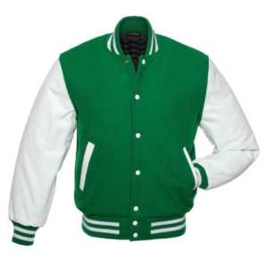 Veste de baseball Varsity en laine rouge avec manches en cuir véritable noir pour hommes, style Napoléon, vente en gros - Product Image 5
