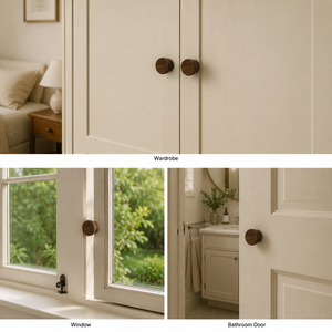 Manijas de Madera Sólida para Puertas y Gabinetes, Perillas de Madera y Tiradores para Cajones, para Cocinas, Armarios, Muebles, Diseño Interior Moderno para el Hogar - Product Image 6