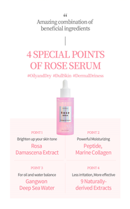 El suero facial de rosas de la marca coreana SOQU hidrata la piel con un delicado aroma a rosas y el extracto de rosa mantiene tu piel humectada. - Product Image 2